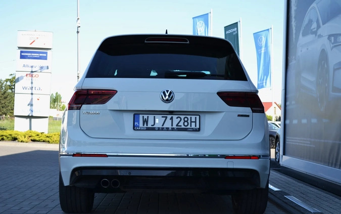 Volkswagen Tiguan cena 134900 przebieg: 69786, rok produkcji 2019 z Siedlce małe 232